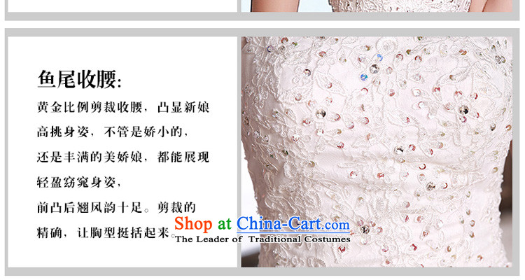 Talk to her wedding dresses new Word 2015 shoulder for Sau San small trailing stylish and elegant large graphics thin bride wedding pictures, price XL white, brand platters! The elections are supplied in the national character of distribution, so action, buy now enjoy more preferential! As soon as possible.