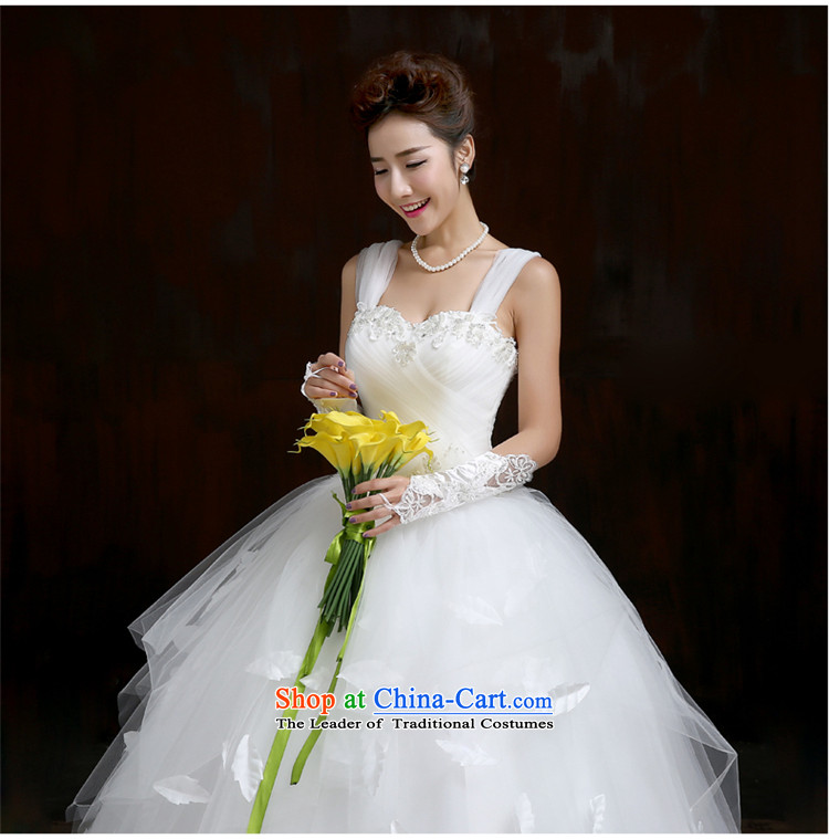 Su Xiang Edge 2015 new one third of the word through video thin married women shoulder wedding dresses to align bon bon skirt white manually wedding white L picture, prices, brand platters! The elections are supplied in the national character of distribution, so action, buy now enjoy more preferential! As soon as possible.
