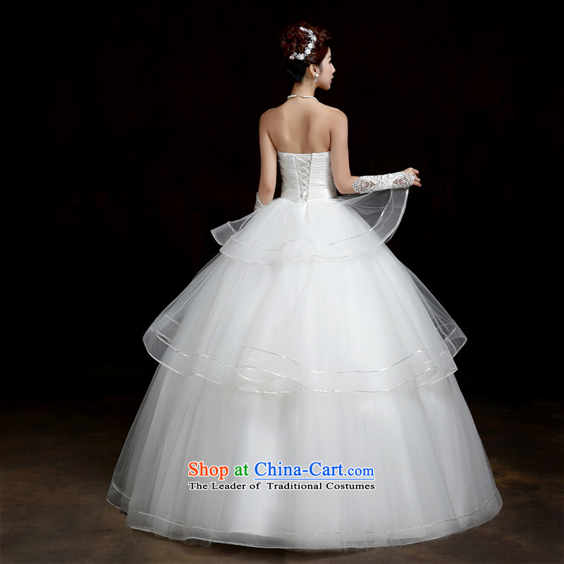 Su Xiang edge new sweet retro straps and chest Korean brides to align the princess winter new graphics thin white wedding dresses , L, Su Xiang edge , , , shopping on the Internet