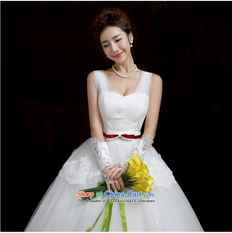 Su Xiang Edge 2015 new shoulders wedding Korean lace stylish straps to align the large wedding video thin spring and summer wedding white picture, prices, S brand platters! The elections are supplied in the national character of distribution, so action, buy now enjoy more preferential! As soon as possible.