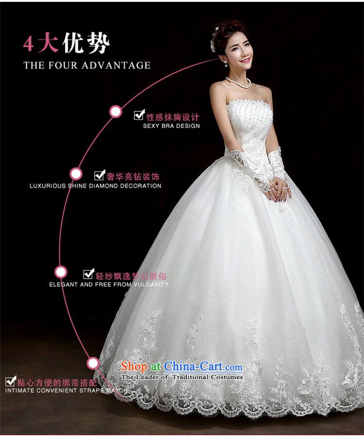 Su Xiang Edge 2015 new alignment with chest marriages white video thin wedding dresses Korean skirt bon bon princess female white M picture, prices, brand platters! The elections are supplied in the national character of distribution, so action, buy now enjoy more preferential! As soon as possible.