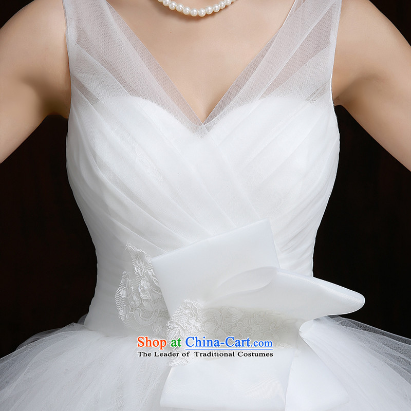 Su Xiang edge wedding dresses new 2015 Korean shoulders to align the wedding of large thin graphics custom pregnant women wedding White M Su Xiang edge , , , shopping on the Internet