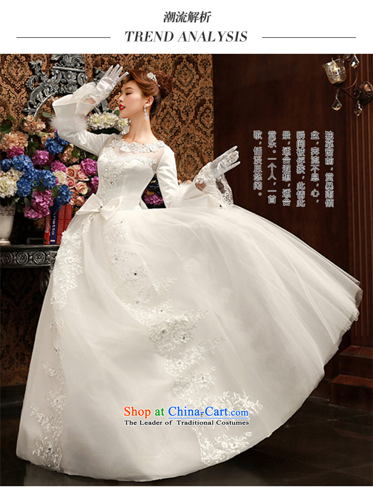 Su Xiang Edge 2015 new long-sleeved lace video thin marriage wedding long-sleeved straps romantic bride bon bon skirt wedding dress white S picture, prices, brand platters! The elections are supplied in the national character of distribution, so action, buy now enjoy more preferential! As soon as possible.