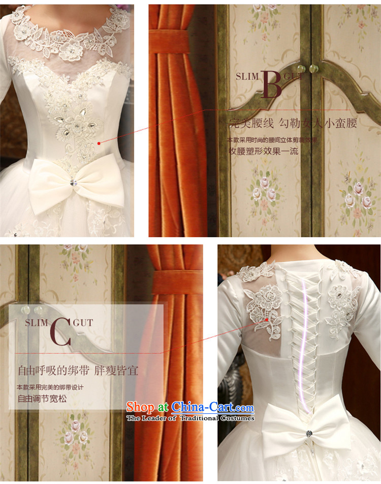 Su Xiang Edge 2015 new long-sleeved lace video thin marriage wedding long-sleeved straps romantic bride bon bon skirt wedding dress white S picture, prices, brand platters! The elections are supplied in the national character of distribution, so action, buy now enjoy more preferential! As soon as possible.
