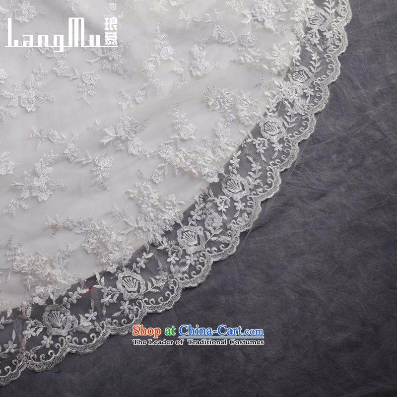 The new 2015 Luang wedding dresses lace anointed chest Sau San tail A big wedding personalized custom size, Luang the Custom , , , shopping on the Internet