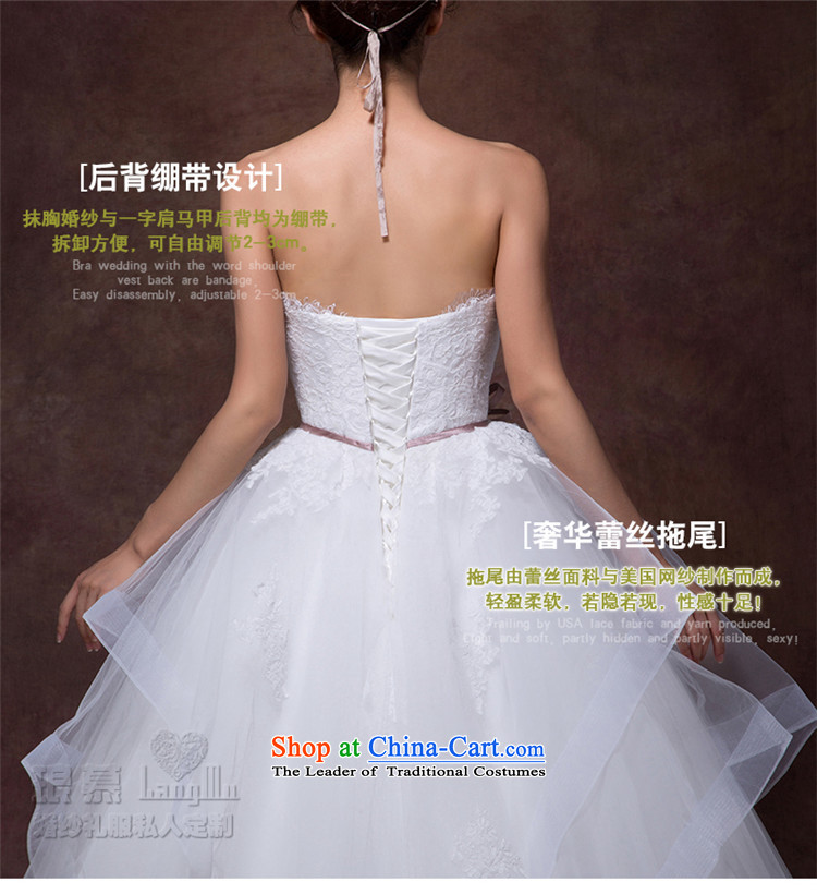 The 2015 autumn Luang new stylish and simple bow tie point drill belt alignment with chest A swing to yarn wedding dresses m White advanced custom image, prices, brand platters! The elections are supplied in the national character of distribution, so action, buy now enjoy more preferential! As soon as possible.