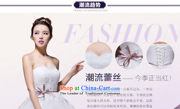 The 2015 autumn Luang new stylish and simple bow tie point drill belt alignment with chest A swing to yarn wedding dresses m White advanced custom image, prices, brand platters! The elections are supplied in the national character of distribution, so action, buy now enjoy more preferential! As soon as possible.