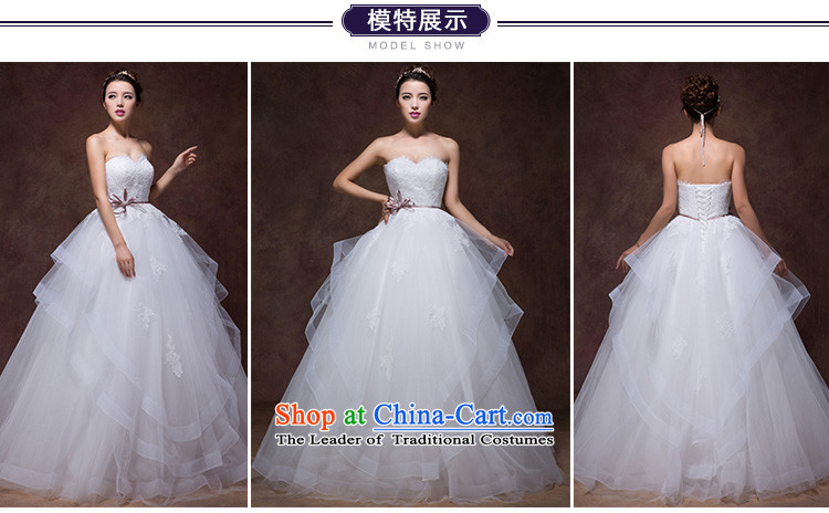 The 2015 autumn Luang new stylish and simple bow tie point drill belt alignment with chest A swing to yarn wedding dresses m White advanced custom image, prices, brand platters! The elections are supplied in the national character of distribution, so action, buy now enjoy more preferential! As soon as possible.