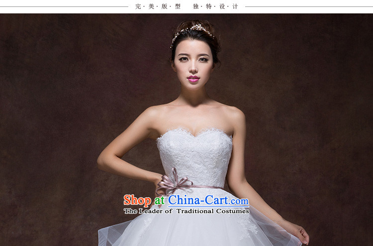 The 2015 autumn Luang new stylish and simple bow tie point drill belt alignment with chest A swing to yarn wedding dresses m White advanced custom image, prices, brand platters! The elections are supplied in the national character of distribution, so action, buy now enjoy more preferential! As soon as possible.