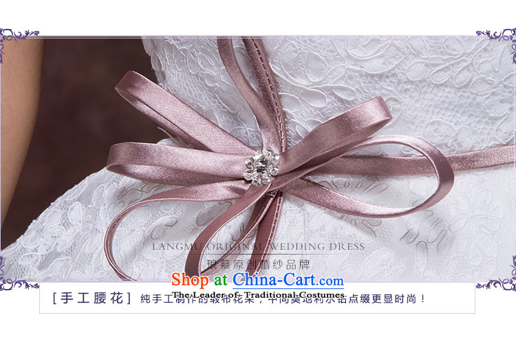 The 2015 autumn Luang new stylish and simple bow tie point drill belt alignment with chest A swing to yarn wedding dresses m White advanced custom image, prices, brand platters! The elections are supplied in the national character of distribution, so action, buy now enjoy more preferential! As soon as possible.