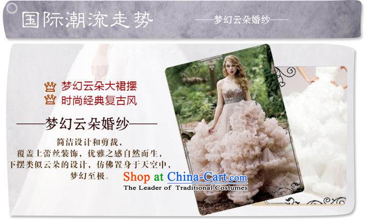 The new 2015 Luang anointed chest wedding dresses luxurious large tail dance of the cloud flowers customised m White advanced custom image, prices, brand platters! The elections are supplied in the national character of distribution, so action, buy now enjoy more preferential! As soon as possible.