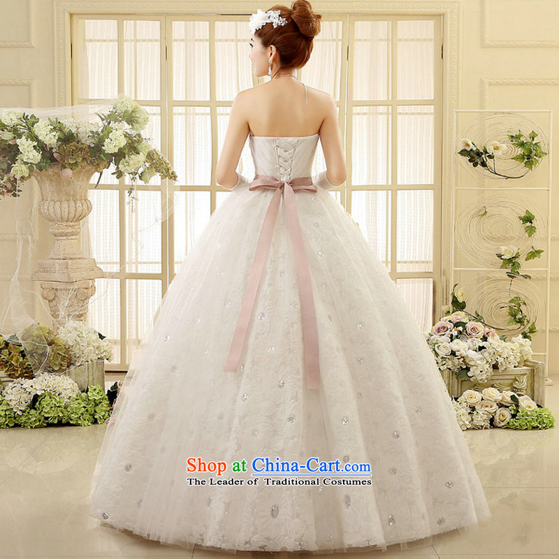 The 2014 Winter stylish Korean brides wiping the chest to align the wedding large fat mm thin winter) XS6002 video white L, Optimize Hong shopping on the Internet has been pressed.