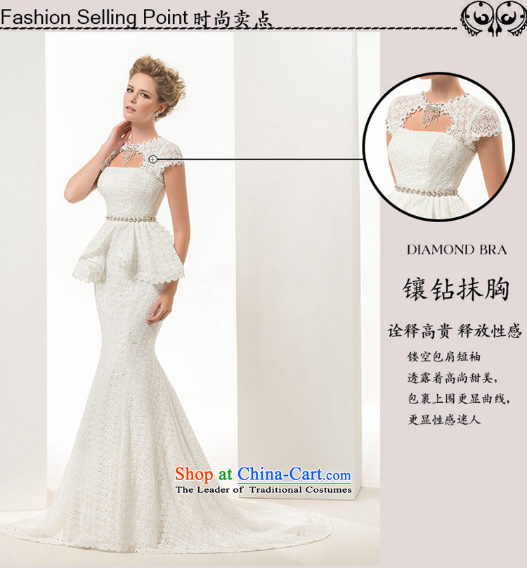 Hei Kaki 2015 new Korean Word format shoulder wedding dresses crowsfoot wedding bride lace small trailing spring ivory M picture, prices, brand platters! The elections are supplied in the national character of distribution, so action, buy now enjoy more preferential! As soon as possible.