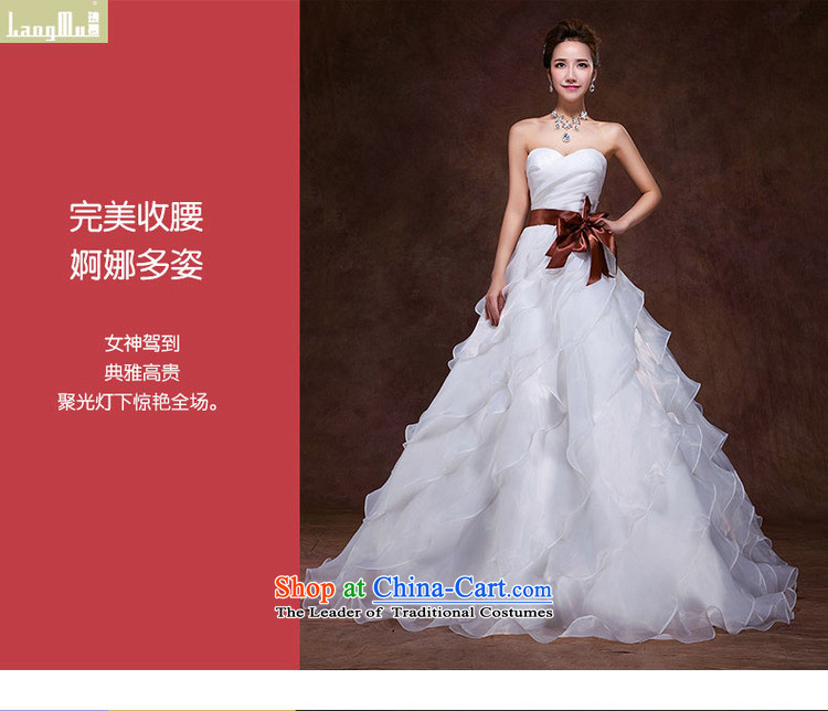 The 2015 autumn and winter Luang new wedding dresses Korean sweet words to align the Princess Bride chest cascading straps, m White L picture, prices, brand platters! The elections are supplied in the national character of distribution, so action, buy now enjoy more preferential! As soon as possible.