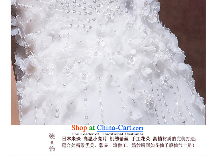 The new 2015 Luang wedding dresses Korean shoulders with Sau San lace flowers to align the bride wedding custom m White advanced custom image, prices, brand platters! The elections are supplied in the national character of distribution, so action, buy now enjoy more preferential! As soon as possible.