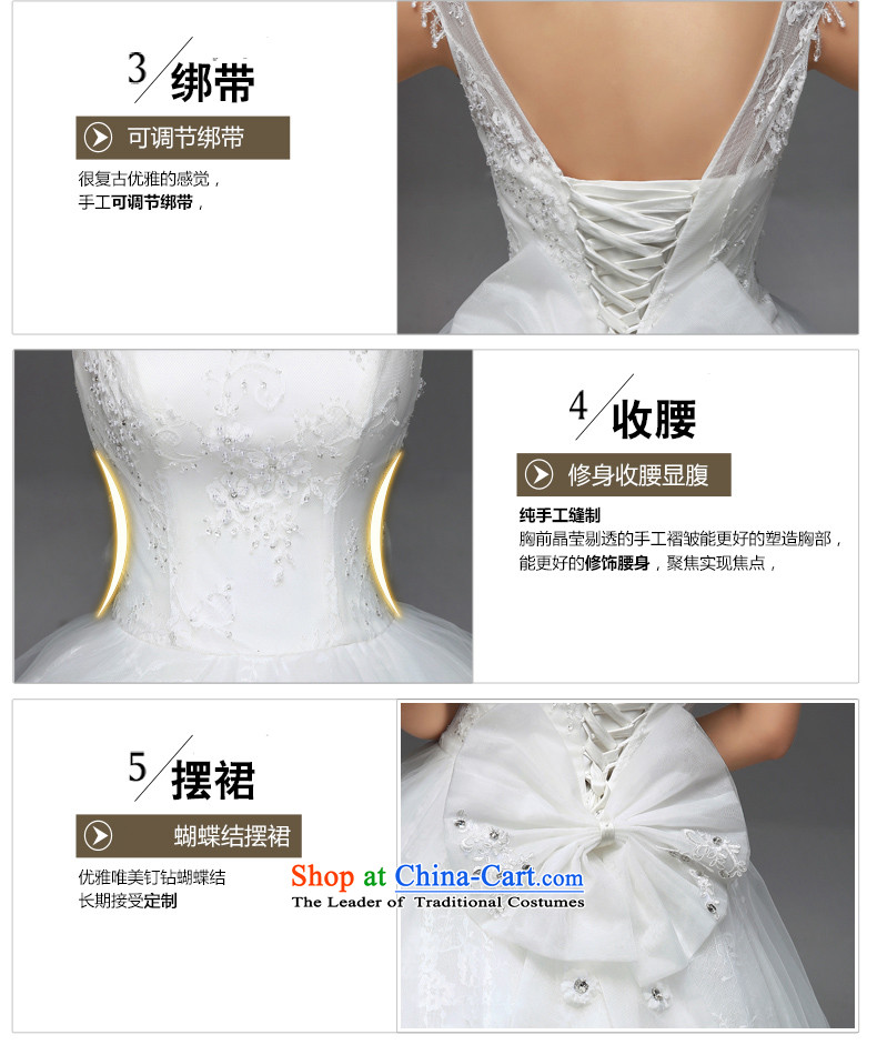 The leading edge of the wedding dresses Day 2015 autumn and winter new shoulders a shoulder lace wedding dress 1776 white picture, prices, S brand platters! The elections are supplied in the national character of distribution, so action, buy now enjoy more preferential! As soon as possible.