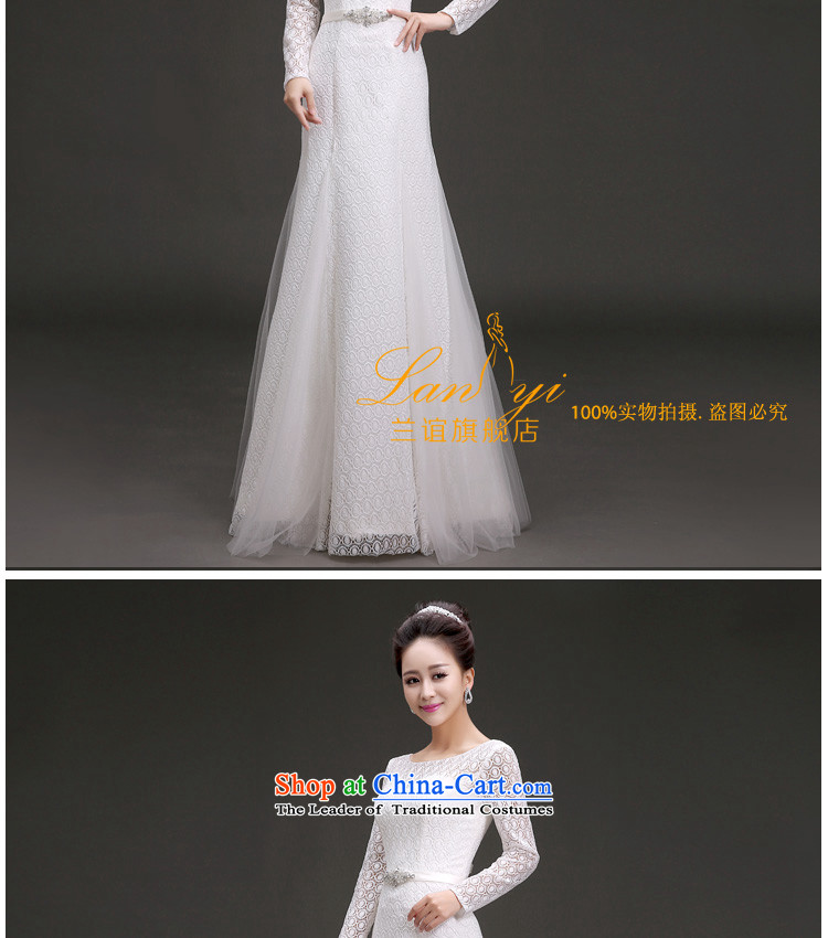 Friends of the 2015 Winter Olympics, new wedding continental long-sleeved lace bride wedding dresses a field to align the shoulder round-neck collar winter wedding quality assurance S waistline 1.9 feet pictures code, prices, brand platters! The elections are supplied in the national character of distribution, so action, buy now enjoy more preferential! As soon as possible.