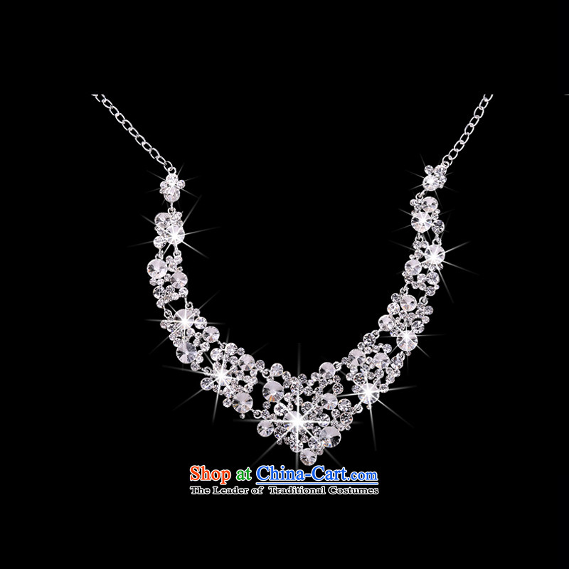 The Syrian brides head-dress hour Crowne necklace earrings three Kit Jewelry marry hair decorations wedding accessories Korean jewelry crown, Syria has been pressed time shopping on the Internet