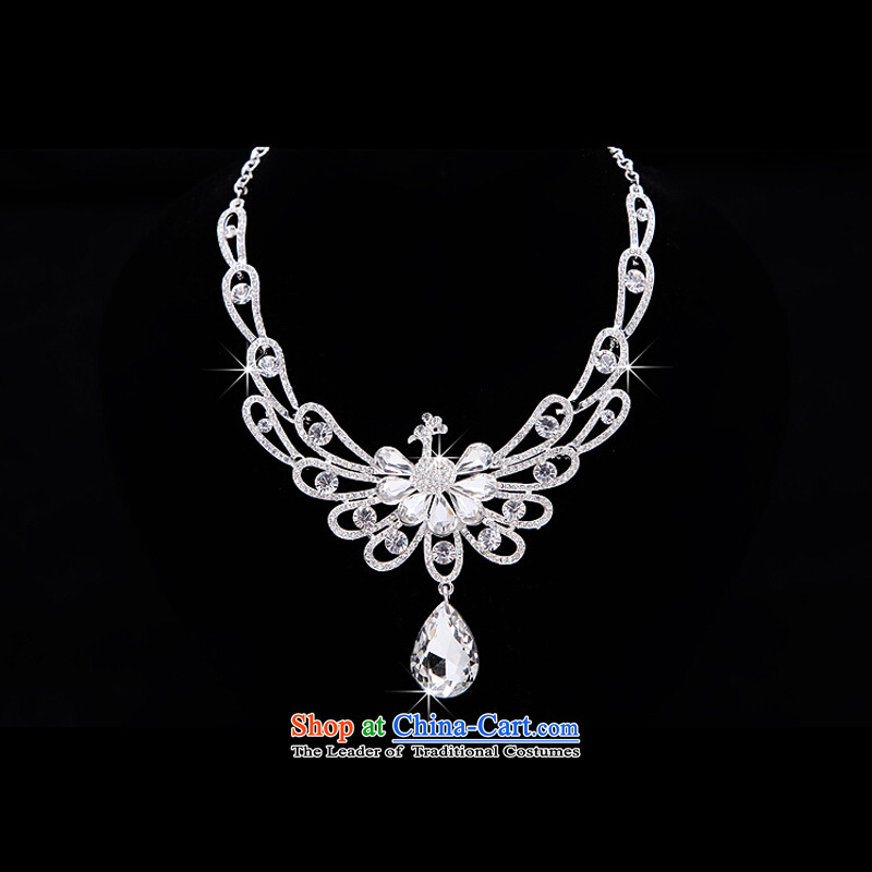 The Syrian brides head-dress moments of international crown peacock necklace earrings three Kit Jewelry marry hair decorations wedding accessories accessories necklaces, earrings time Syrian shopping on the Internet has been pressed.