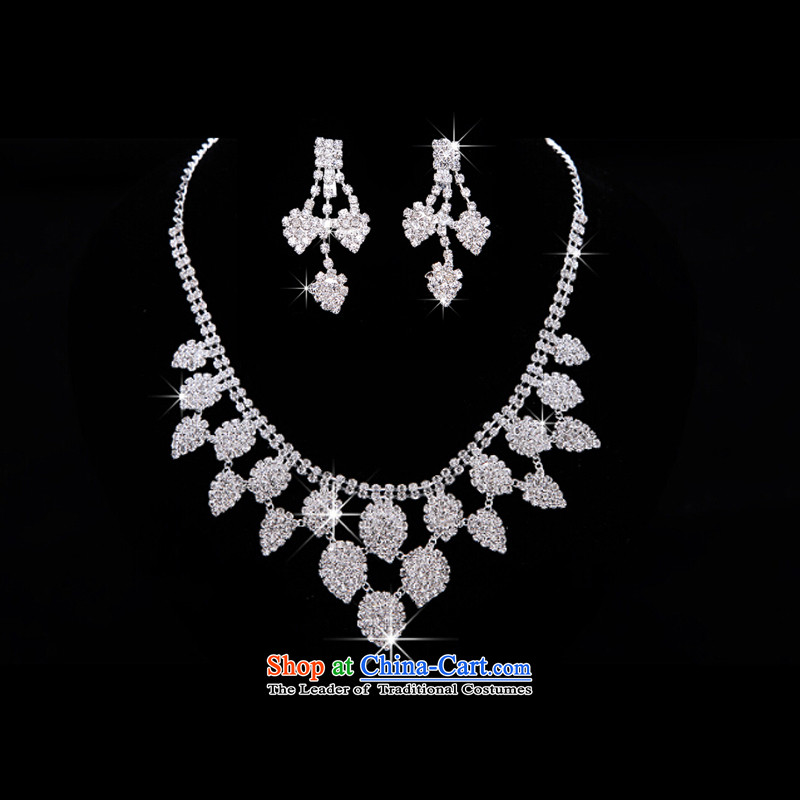 Time-leaf Korean-style Syrian brides head ornaments of international crown necklace earrings three Kit Jewelry marry hair decorations wedding accessories accessories crown, Syria has been pressed time shopping on the Internet