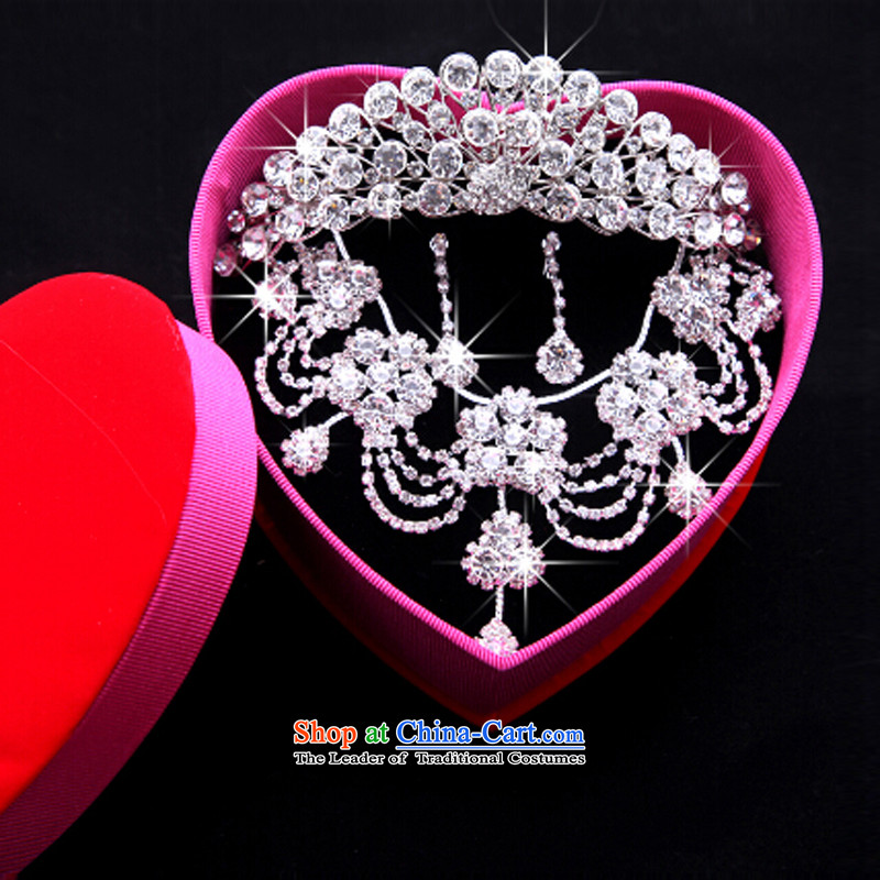Time Syrian brides of jewelry and ornaments peacock crown necklace earrings three Kit Jewelry marry hair decorations wedding accessories accessories necklaces, earrings time Syrian shopping on the Internet has been pressed.