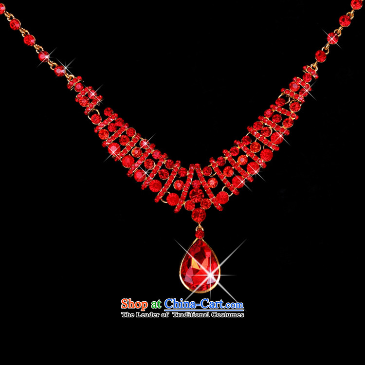 Time Syrian festive red head ornaments of the ornaments bride crown necklace earrings three kit jewelry hair accessories red marriage wedding accessories accessories necklace set picture, prices, brand platters! The elections are supplied in the national character of distribution, so action, buy now enjoy more preferential! As soon as possible.