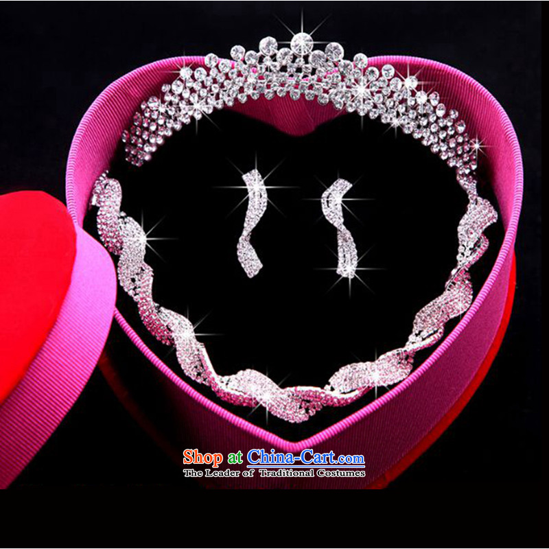 The Syrian brides head-dress moments of international crown spiral necklace earrings three Kit Jewelry marry hair decorations wedding accessories accessories necklaces, earrings time Syrian shopping on the Internet has been pressed.