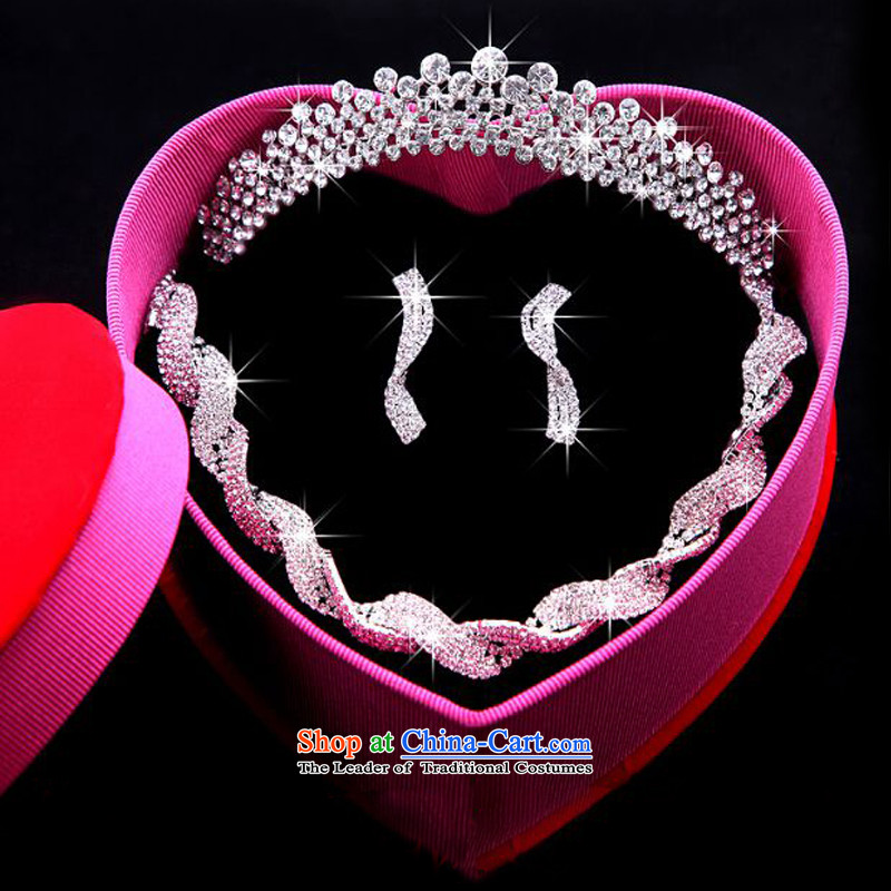 The Syrian brides head-dress moments of international crown spiral necklace earrings three Kit Jewelry marry hair decorations wedding accessories accessories necklaces, earrings time Syrian shopping on the Internet has been pressed.
