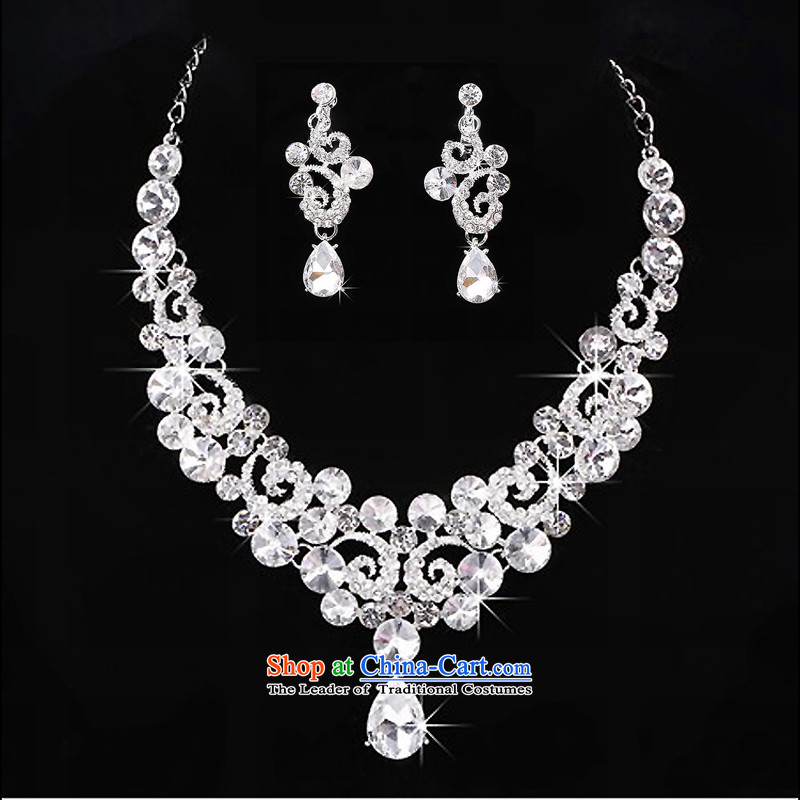 The Syrian brides head-dress moments of international crown necklace earrings kit three big drilling Jewelry marry hair decorations wedding accessories accessories necklaces, earrings time Syrian shopping on the Internet has been pressed.