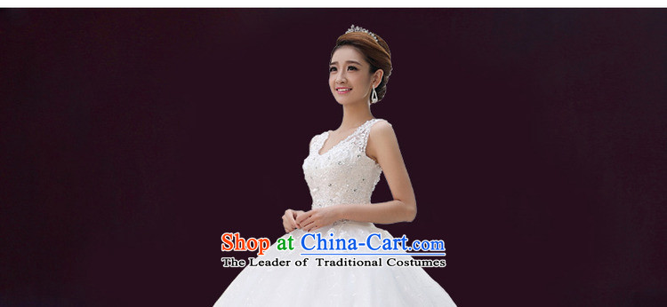 Wedding dresses new 2015 Summer shoulders to align the wedding video Thin Dark Sau San V-Neck Strap Large White XL pictures, winter price, brand platters! The elections are supplied in the national character of distribution, so action, buy now enjoy more preferential! As soon as possible.