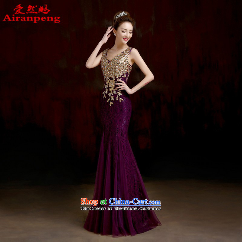 Love So Peng 2015 winter clothing bows bride dress new wedding dresses married long crowsfoot bows to the size of the customer service blue-made no refunds or exchanges, love so AIRANPENG Peng () , , , shopping on the Internet