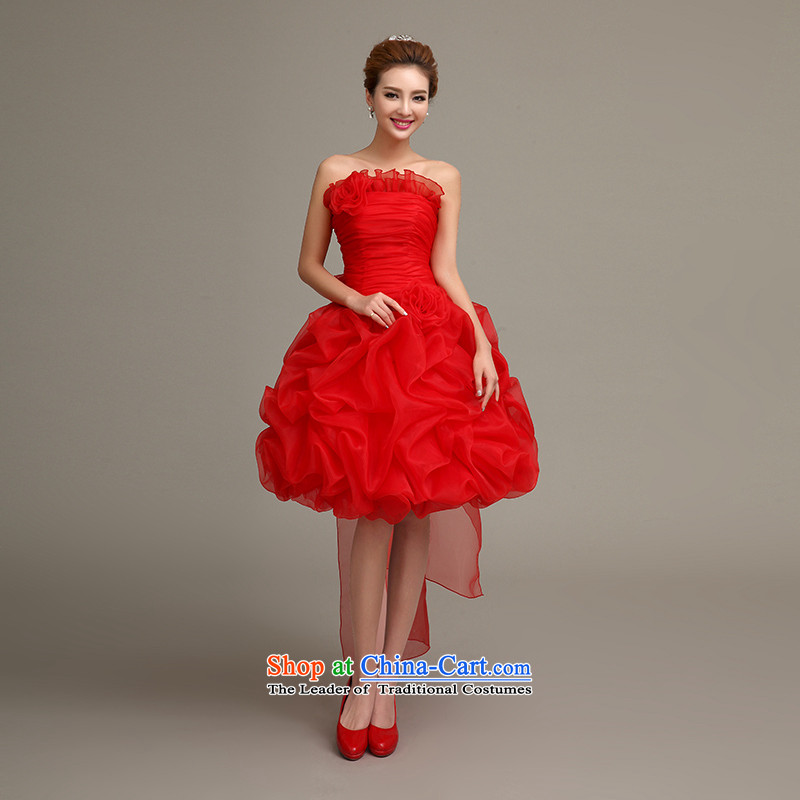 Love So Peng wedding dresses 2015 new marriages red dress skirt bows service, evening long-sleeved gown red winter need to do not XXL returning, love so Peng (AIRANPENG) , , , shopping on the Internet