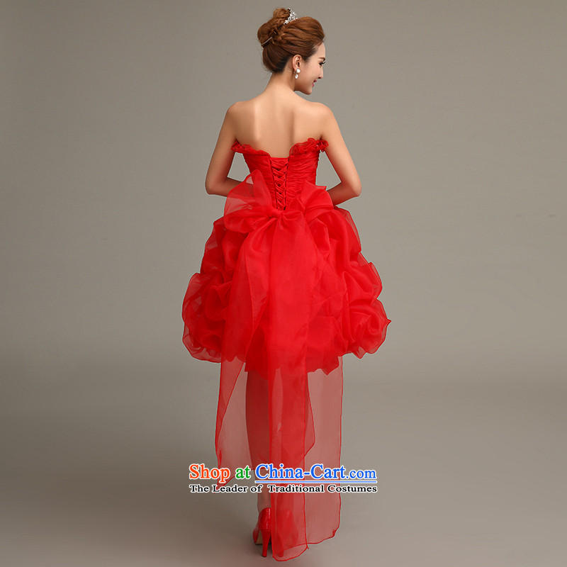 Love So Peng wedding dresses 2015 new marriages red dress skirt bows service, evening long-sleeved gown red winter need to do not XXL returning, love so Peng (AIRANPENG) , , , shopping on the Internet