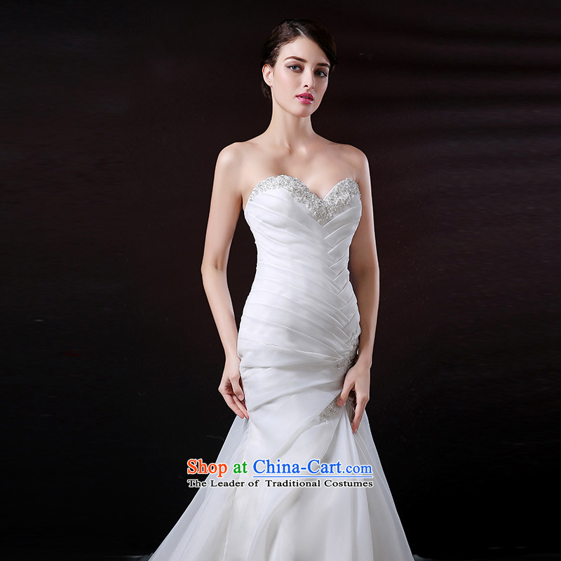 Custom dressilyme wedding by 2015 new heart-shaped anointed chest lead crowsfoot wedding OSCE root of extracting the folds lace diamond bridal dresses ivory - no spot 25 day shipping XXL,DRESSILY OCCASIONS ME WEAR ON-LINE,,, shopping on the Internet