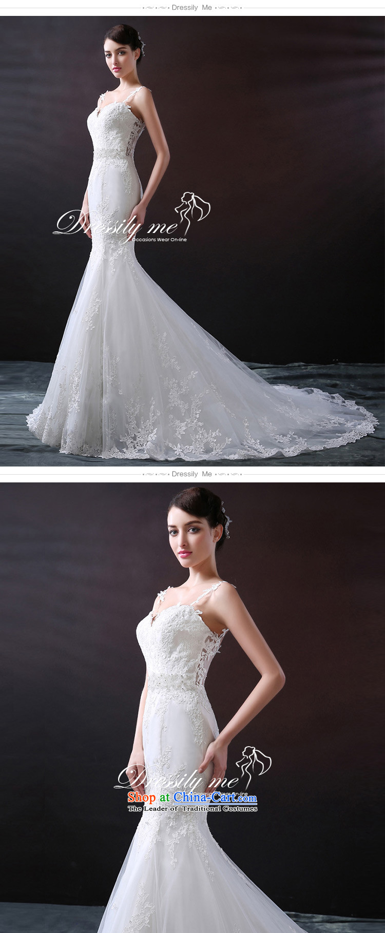 Custom dressilyme wedding by 2015 new strap crowsfoot wedding Soft Net lace diamond belt zipper luxury tail bridal dresses White - No spot 25 day shipping XL Photo, prices, brand platters! The elections are supplied in the national character of distribution, so action, buy now enjoy more preferential! As soon as possible.