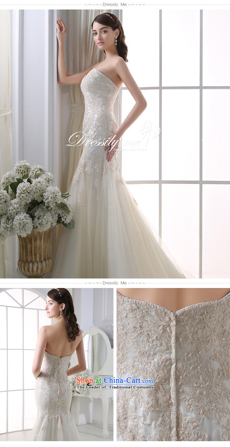 Custom dressilyme wedding by 2015 Spring New anointed chest lace crowsfoot wedding light champagne diamond pleated skirts bridal dresses hundreds of champagne color - no spot 25 day shipping XXL picture, prices, brand platters! The elections are supplied in the national character of distribution, so action, buy now enjoy more preferential! As soon as possible.