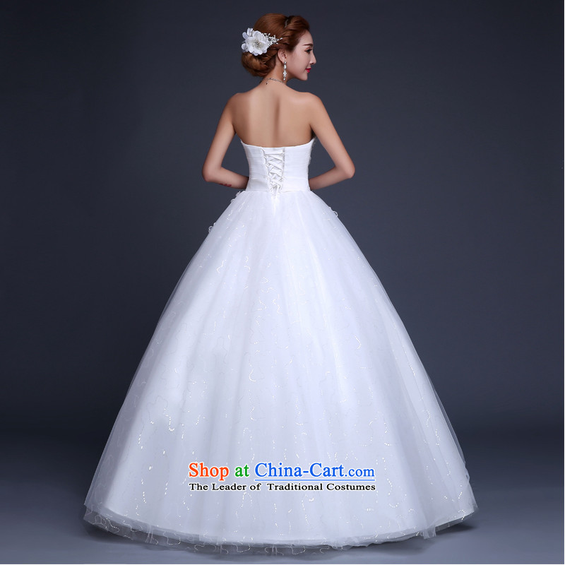 Lily Dance wedding dresses new 2015 Winter Korean fashion and chest straps lace bride pregnant women to align the wedding wedding white tailored, Lily Dance (ball lily shopping on the Internet has been pressed.)