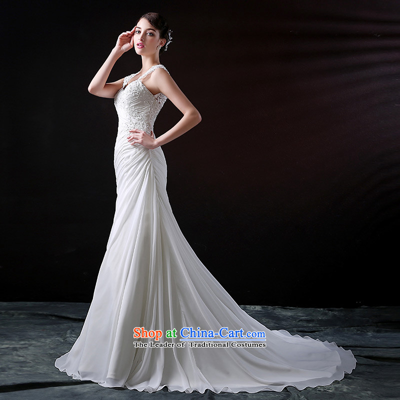 Custom dressilyme wedding by 2015 new gliding chiffon lace crowsfoot wedding lace cuff diamond extraction folds back bridal dresses White - No spot 25 day shipping XXXL,DRESSILY OCCASIONS ME WEAR ON-LINE,,, shopping on the Internet