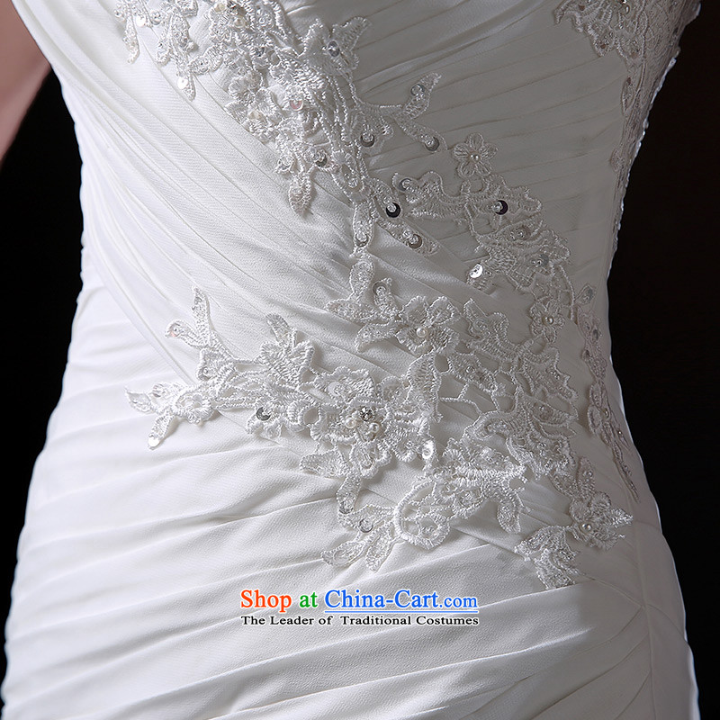 Custom dressilyme wedding by 2015 new gliding chiffon lace crowsfoot wedding lace cuff diamond extraction folds back bridal dresses White - No spot 25 day shipping XXXL,DRESSILY OCCASIONS ME WEAR ON-LINE,,, shopping on the Internet