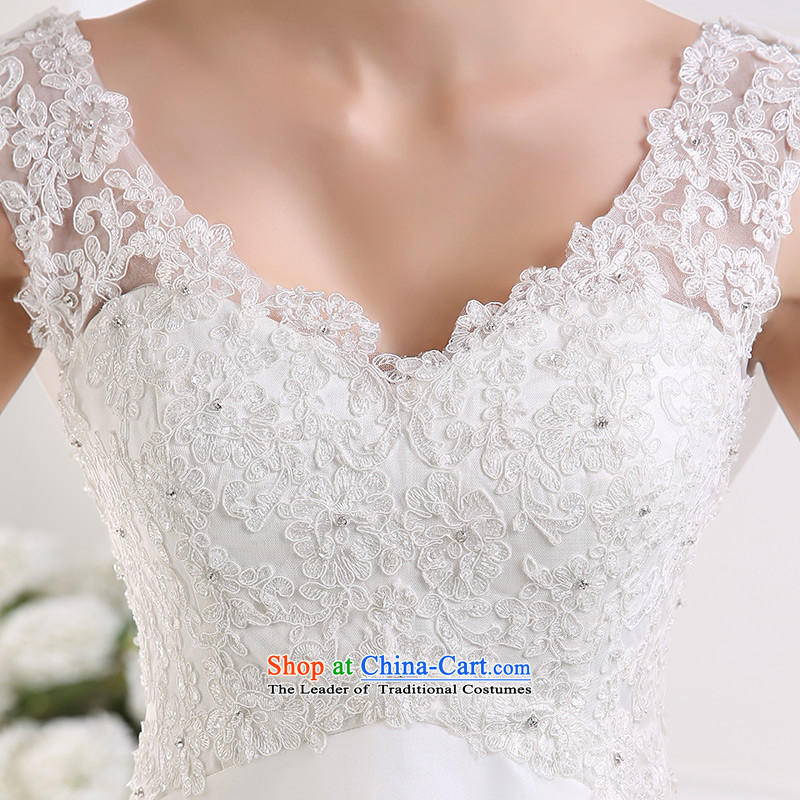 Custom dressilyme wedding by 2015 new high-lumbar lace A version of V-Neck beach outdoor wedding dresses lace cuff bride ivory - no spot 25 day shipping tailored ,DRESSILY OCCASIONS ME WEAR ON-LINE,,, shopping on the Internet
