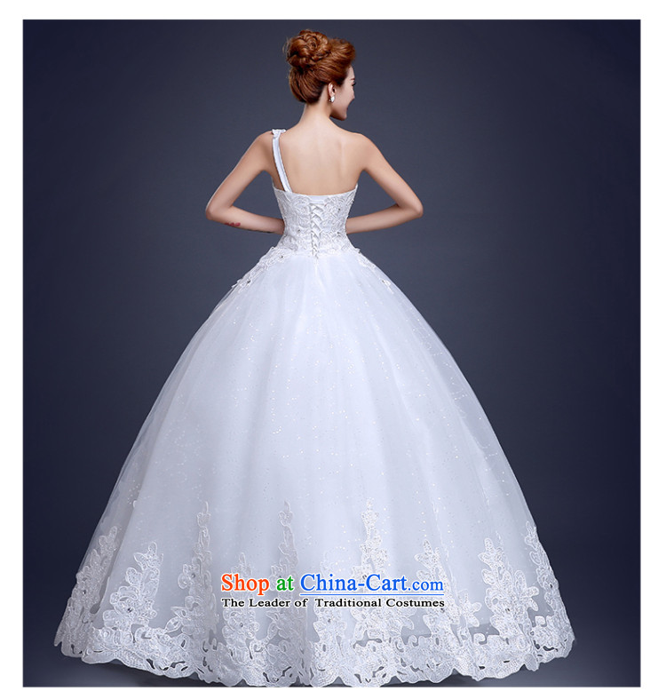The Republika Srpska divas shoulder autumn 2015 new alignment to wedding sexy shoulder stylish chest to Princess Mary Magdalene bon bon skirt wedding marriages wedding white M(3-5 day shipping) Picture, prices, brand platters! The elections are supplied in the national character of distribution, so action, buy now enjoy more preferential! As soon as possible.