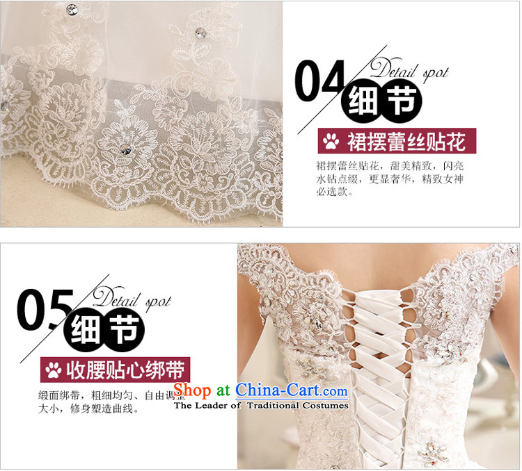 7 Color 7 tone Korean wedding dress 2015 new long tail lace a shoulder larger display field thin white to align the custom H062 M picture, prices, brand platters! The elections are supplied in the national character of distribution, so action, buy now enjoy more preferential! As soon as possible.