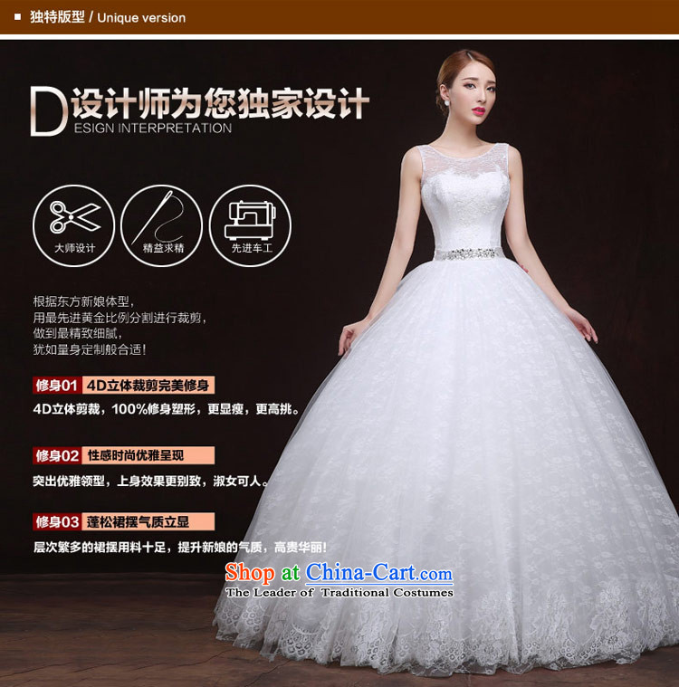 Maximum Number of Temporal wedding dresses 2015 new word shoulder lace diamond strap video thin Korean wedding dress female white XS picture, prices, brand platters! The elections are supplied in the national character of distribution, so action, buy now enjoy more preferential! As soon as possible.