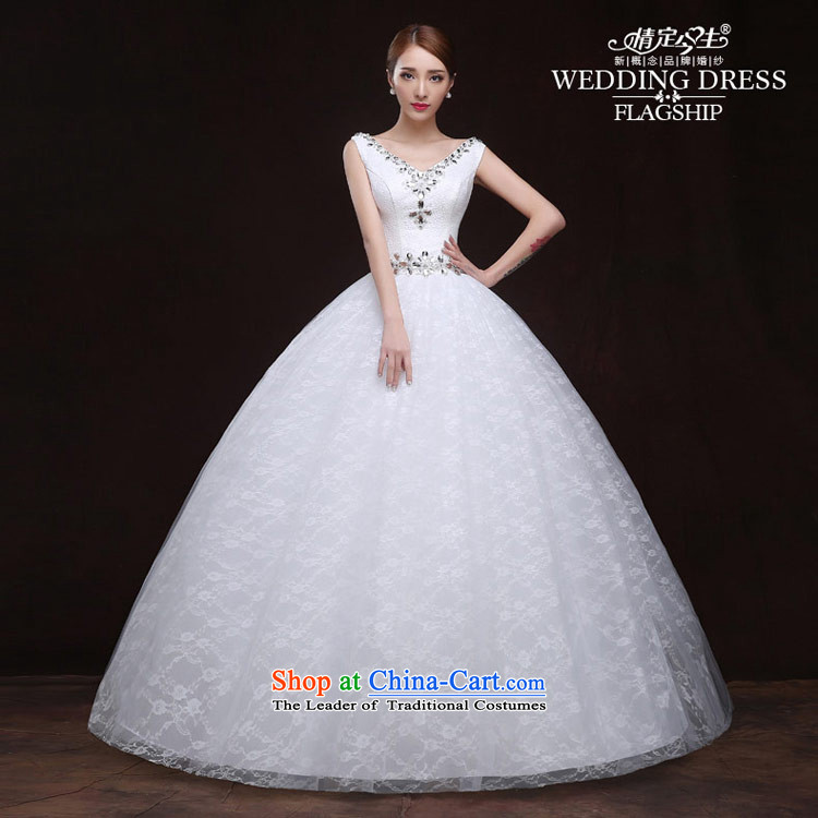 Maximum Number of Temporal wedding dresses 2015 new Korean sexy V-Neck diamond lace back pregnant women custom wedding dress White XL Photo, prices, brand platters! The elections are supplied in the national character of distribution, so action, buy now enjoy more preferential! As soon as possible.