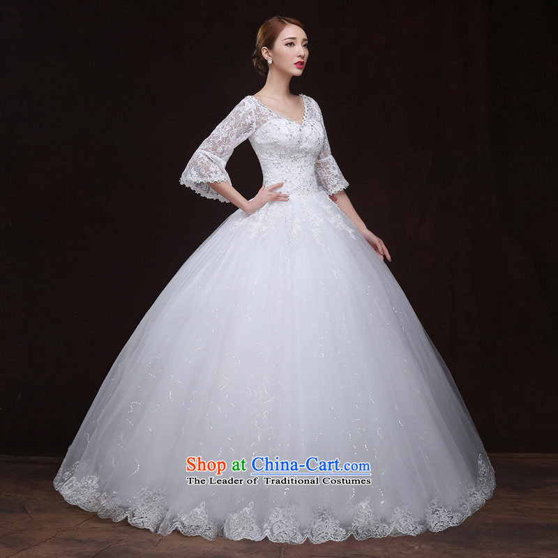 Maximum Number of Temporal wedding dresses 2015 new European-style wedding lace 7 cuff horn cuff bon bon skirt elegant wedding video thin white strap make the concept of message size, designed love of the overcharged shopping on the Internet has been pres