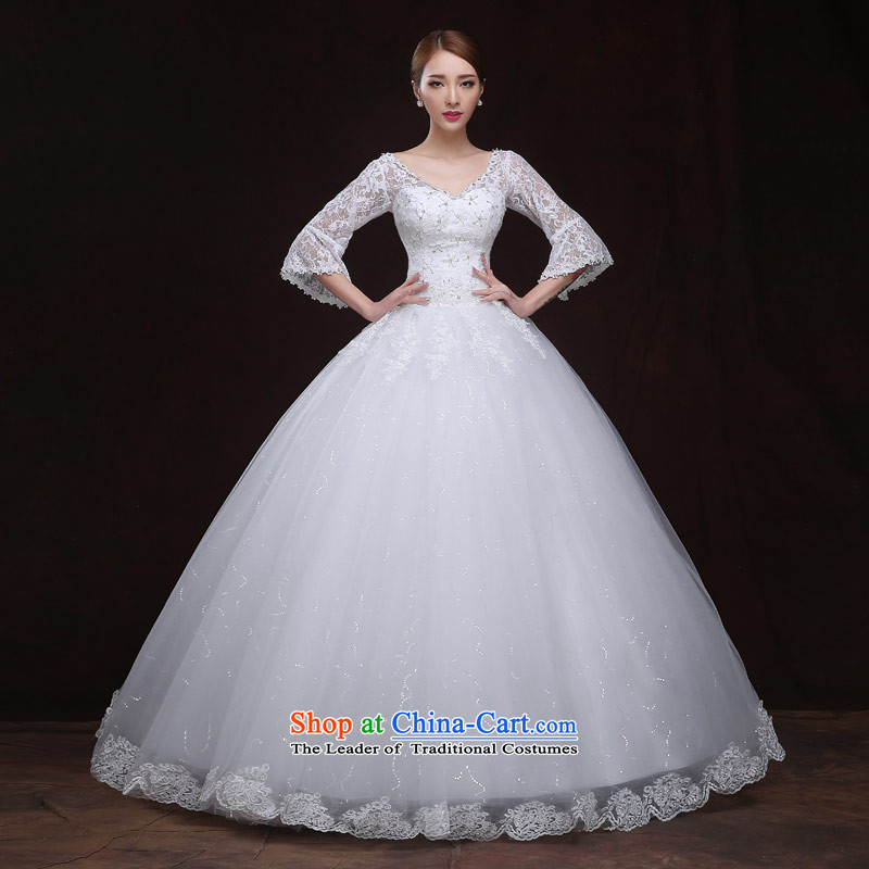 Maximum Number of Temporal wedding dresses 2015 new European-style wedding lace 7 cuff horn cuff bon bon skirt elegant wedding video thin white strap make the concept of message size, designed love of the overcharged shopping on the Internet has been pres