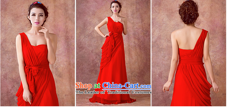 The new 2015 Luang bride wedding dress bows services will meet in evening dress suit long long skirt wine red advanced custom image, prices, brand platters! The elections are supplied in the national character of distribution, so action, buy now enjoy more preferential! As soon as possible.