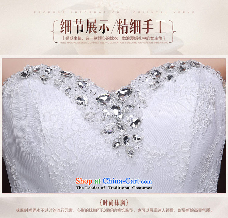 Love of the overcharged wedding anointed chest new Korean brides diamond Foutune of video thin straps bon bon PETTICOAT skirt the spring and summer of field white European root yarn wedding dress female white tailor-made exclusively any pictures, prices, brand platters! The elections are supplied in the national character of distribution, so action, buy now enjoy more preferential! As soon as possible.