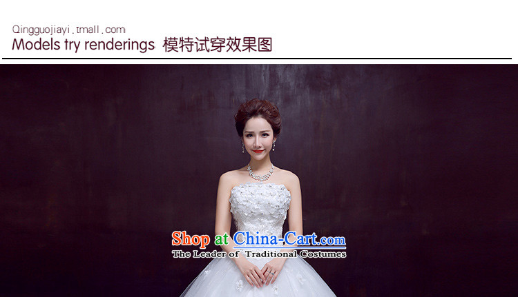 Wedding dresses new 2015 summer and fall out at chest height to bride wedding Sau San video thin sweet strap white wedding pictures, prices, XS brand platters! The elections are supplied in the national character of distribution, so action, buy now enjoy more preferential! As soon as possible.