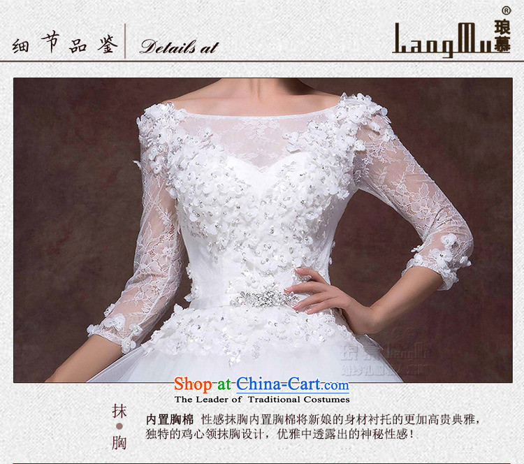 The wedding dresses Luang new stylish bride Korean 2015 word shoulder graphics thin manually align to bind with flowers fall and winter m White L picture, prices, brand platters! The elections are supplied in the national character of distribution, so action, buy now enjoy more preferential! As soon as possible.